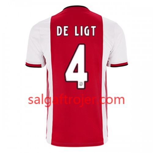 AFC Ajax Fodboldtrøjer Matthijs de Ligt 4 Hjemmebanesæt 2019/20 Kort ærmer AFC Ajax Fodboldtrøjer Matthijs de Ligt 4 Hjemmebanesæt 2019/20 Kort ærmer